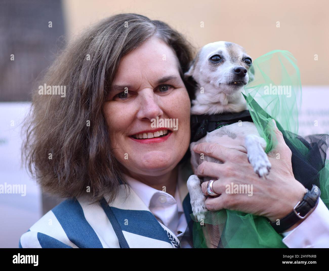 Paula Poundstone and Ginger attending Boundaries Los Angeles Premiere Stock Photo