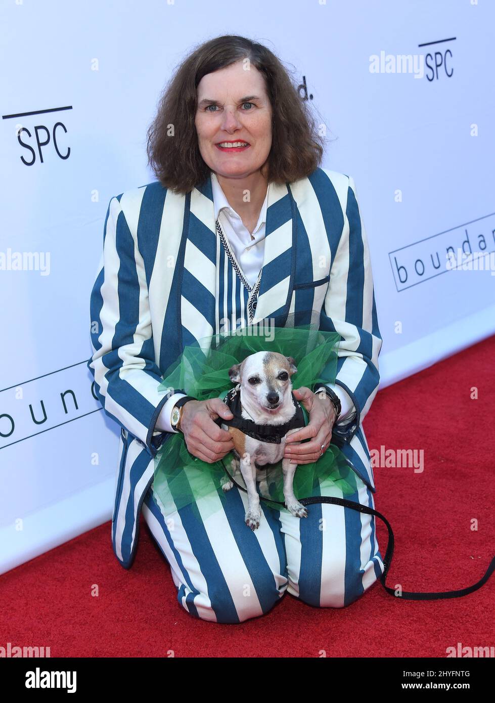 Paula Poundstone and Ginger attending Boundaries Los Angeles Premiere Stock Photo