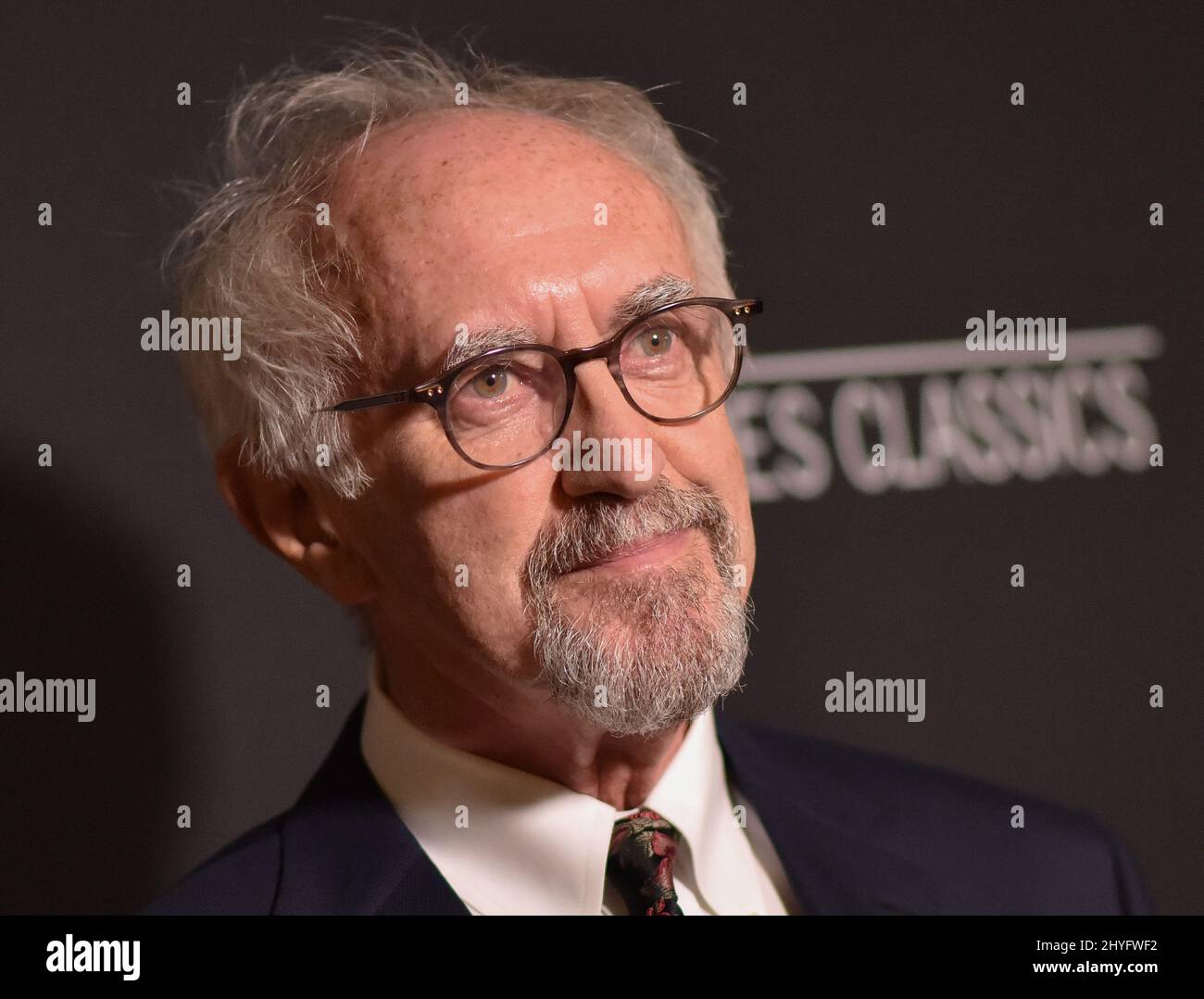 Jonathan Pryce attending the Los Angeles premiere of The Wife Stock