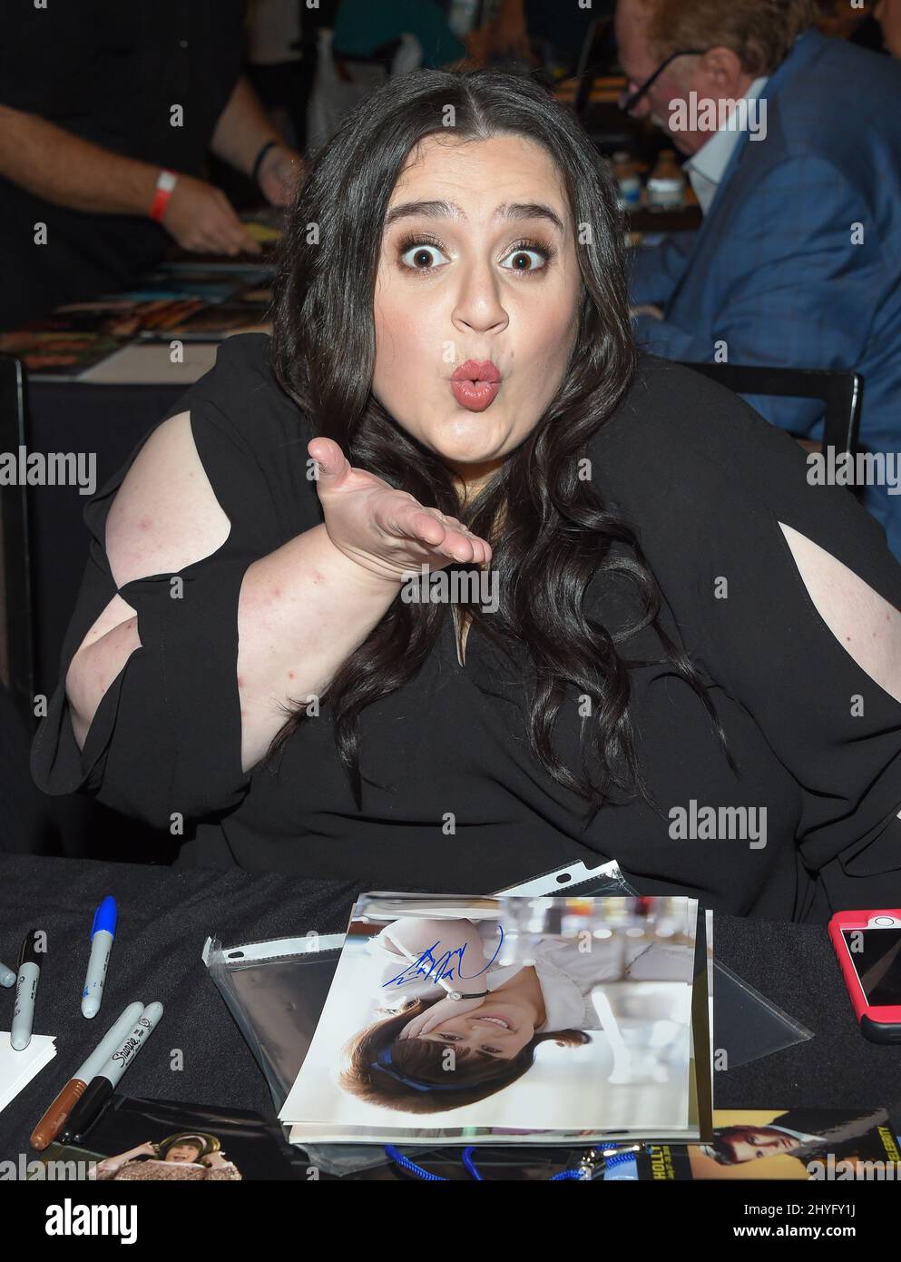 Nikki Blonsky at the Hollywood Show at LAX Westin Hotel on July 28, 2018 in Los Angeles, USA. Stock Photo