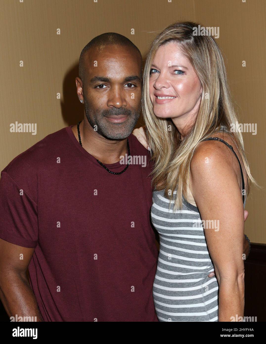 Donnell Turner & Michelle Stafford attending the General Hospital Fan