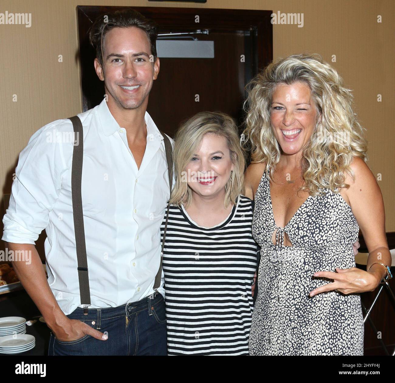 Wes Ramsey, Kirsten Storms & Laura Wright attending the General