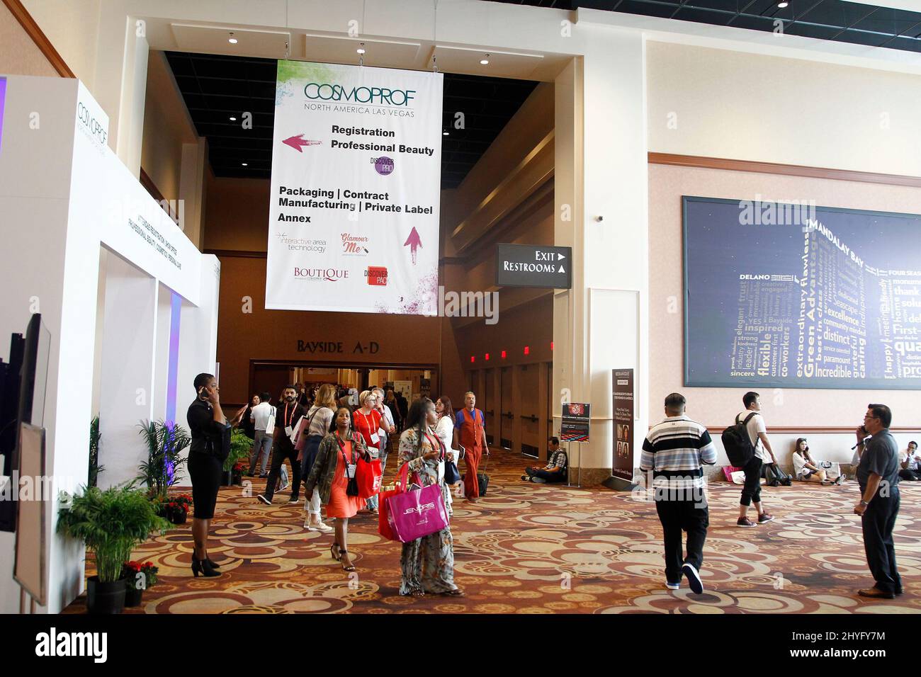 Paris Hilton Photocall at the COSMOPROF North America Convention held