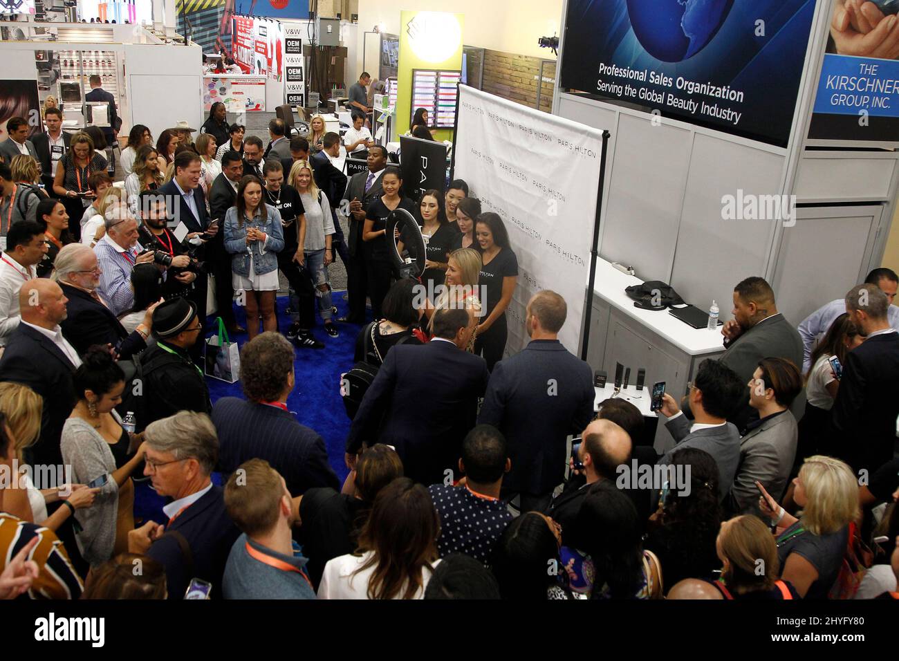 Paris Hilton Photocall at the COSMOPROF North America Convention held
