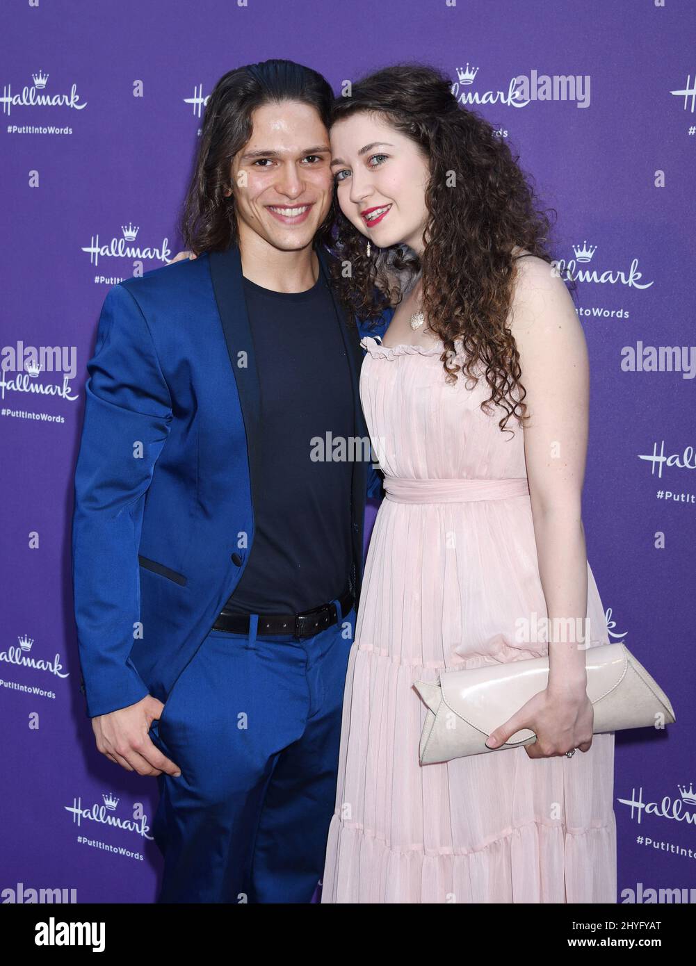Marietta Melrose and fiance attending Hallmark's "Put It Into Words