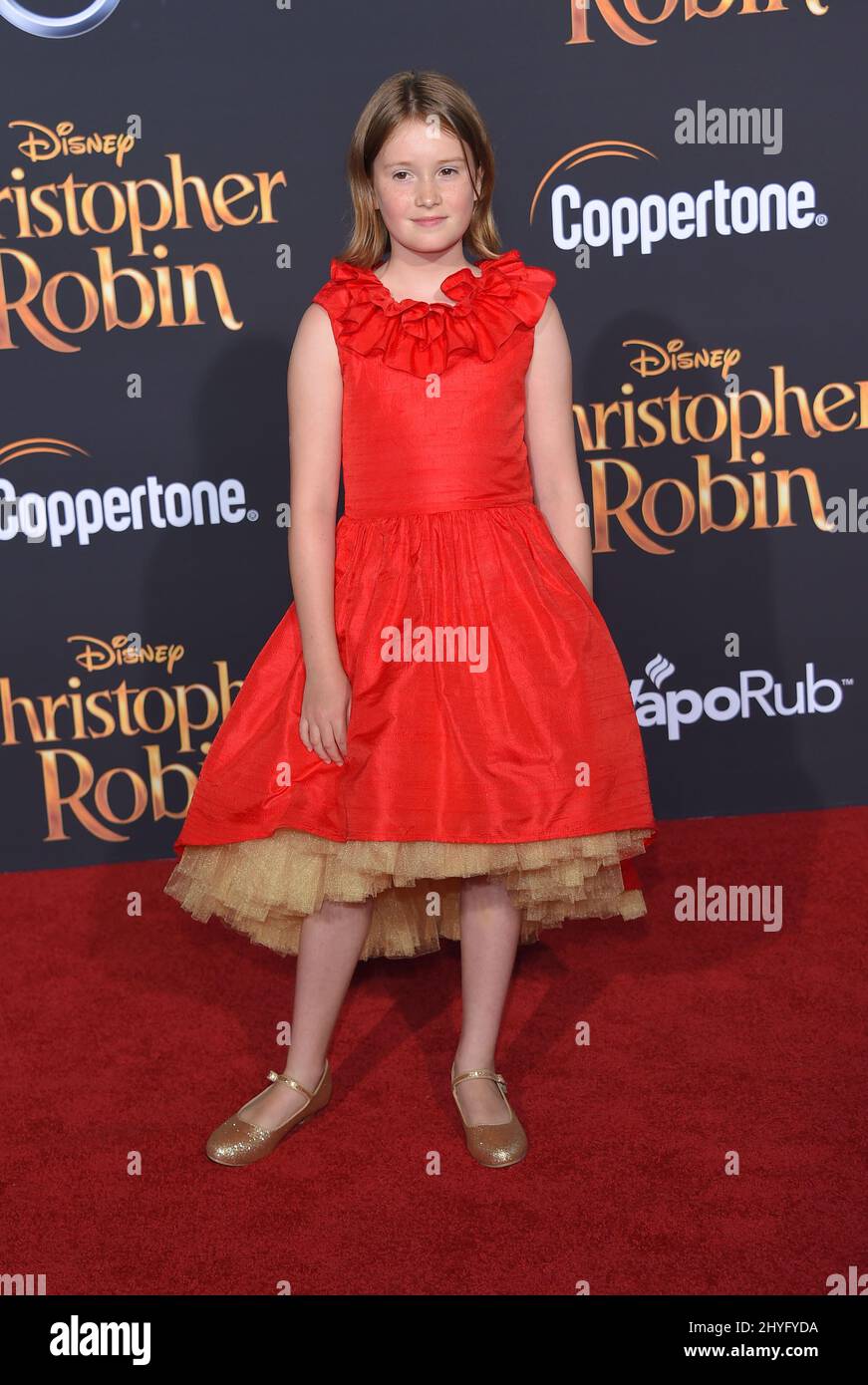 Bronte Carmichael attending the premiere of Christopher Robin in Los