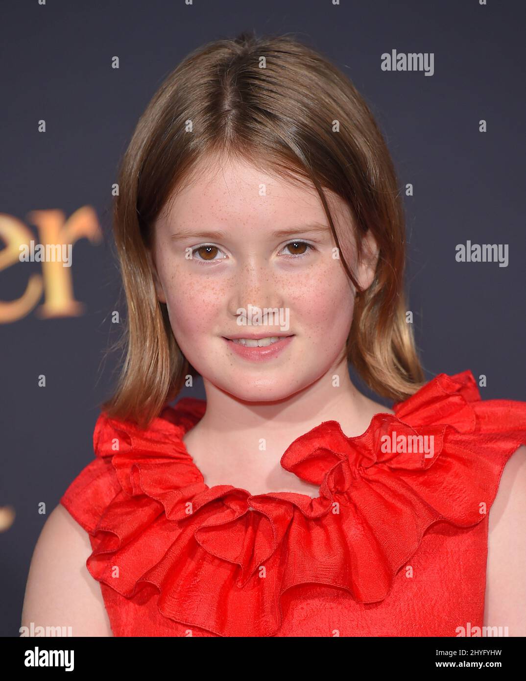 Bronte Carmichael attending the premiere of Christopher Robin in Los