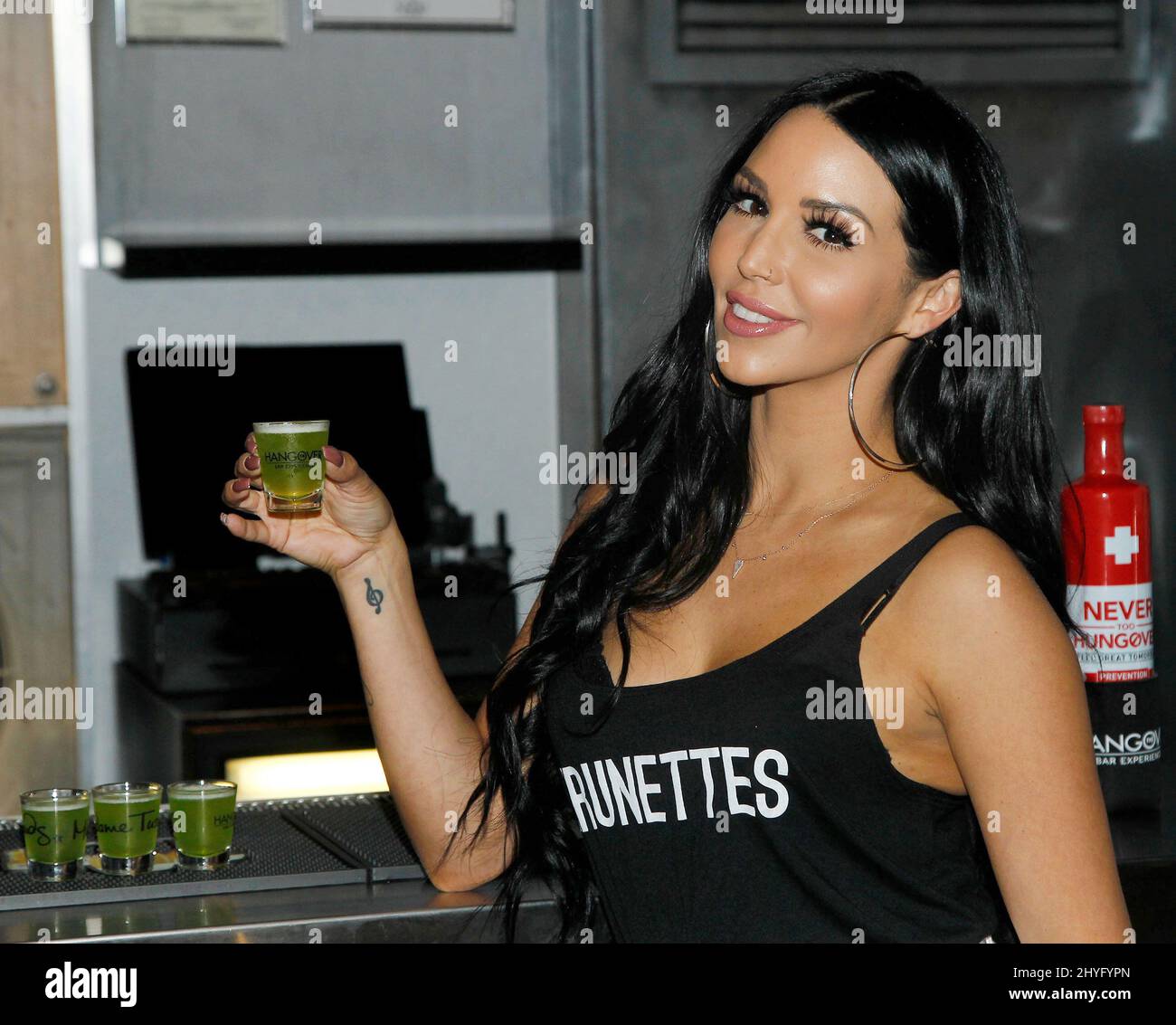 Scheana Shay attending the official opening of The Hangover Bar inside