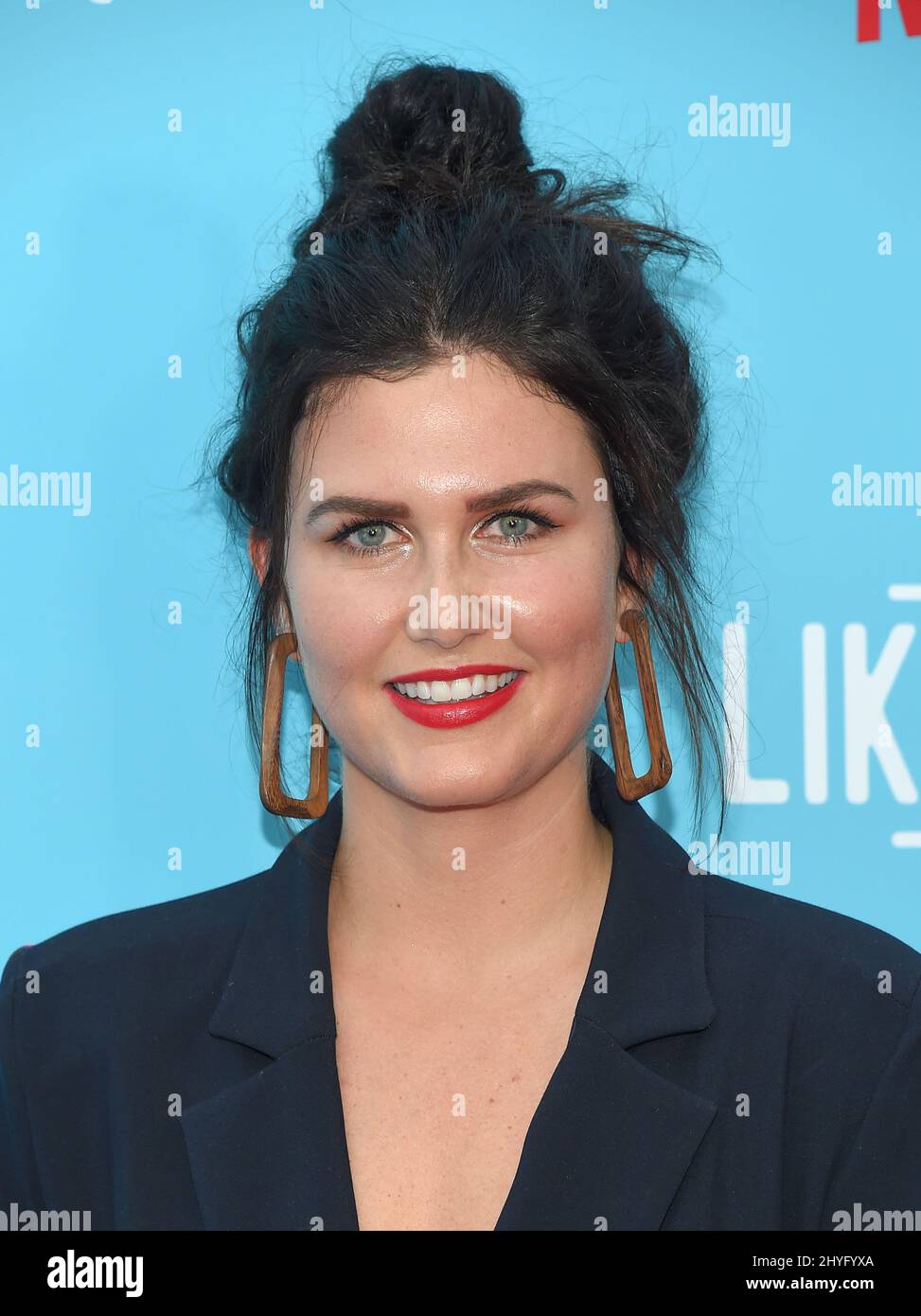 Amber Hodgkiss at the Los Angeles premiere of "Like Father" held at the
