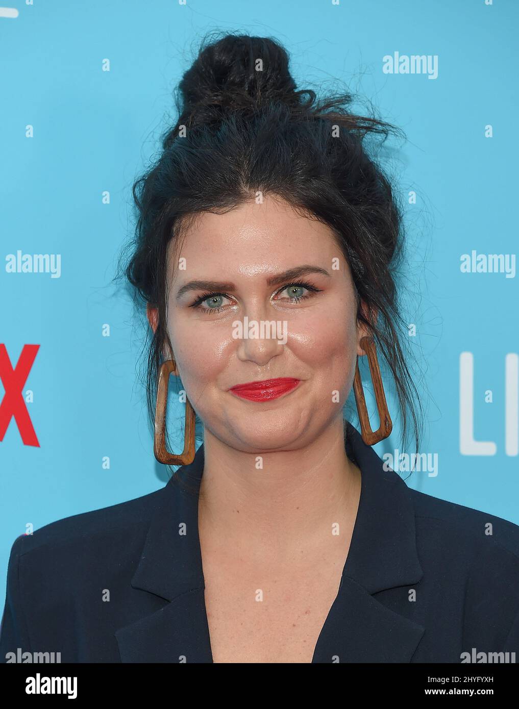 Amber Hodgkiss at the Los Angeles premiere of "Like Father" held at the