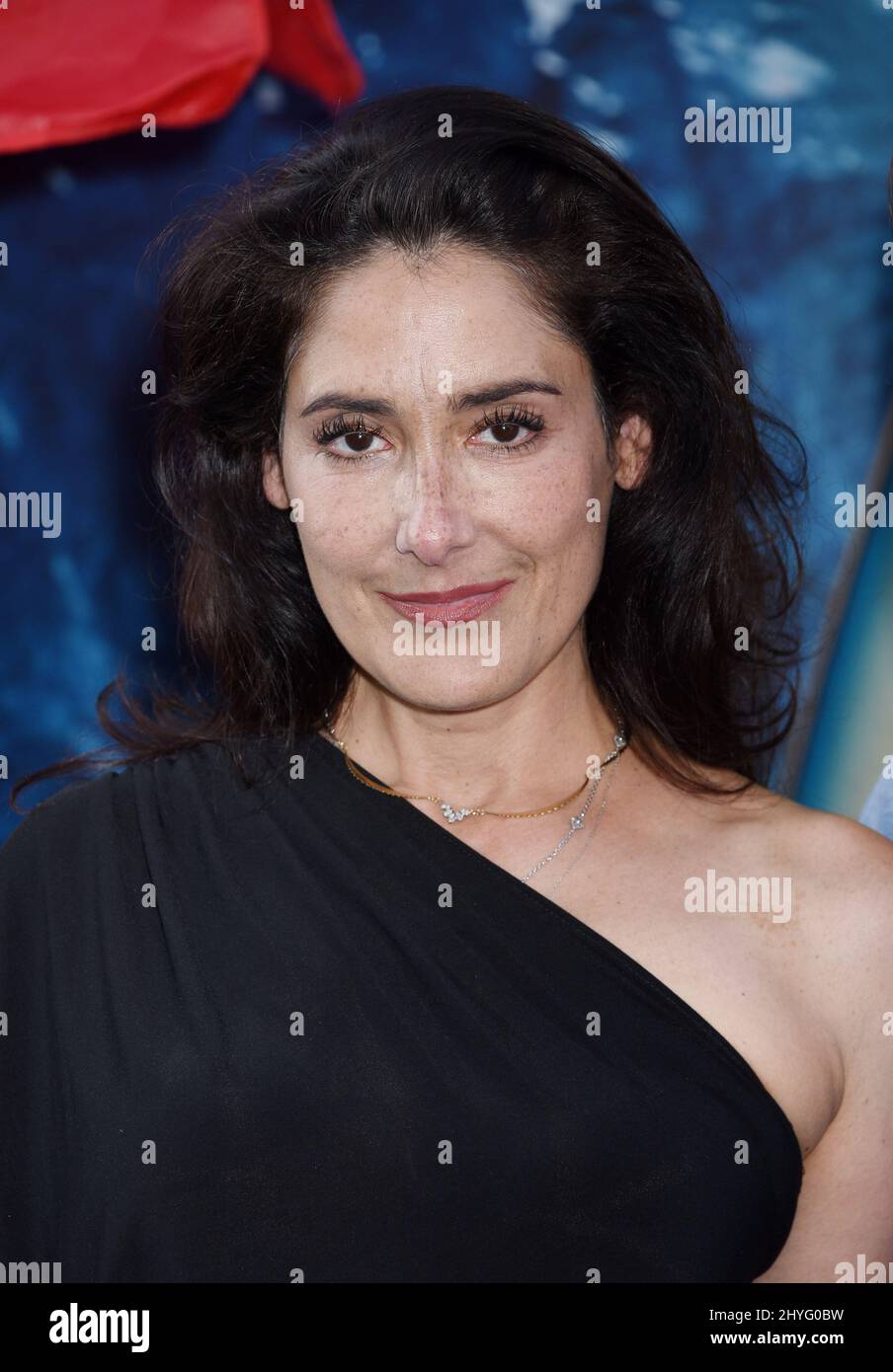 Alicia Coppola at Warner Bros. 'THE MEG' U.S. Premiere held at the TCL Chinese Theatre on August 6, 2018 in Hollywood Stock Photo