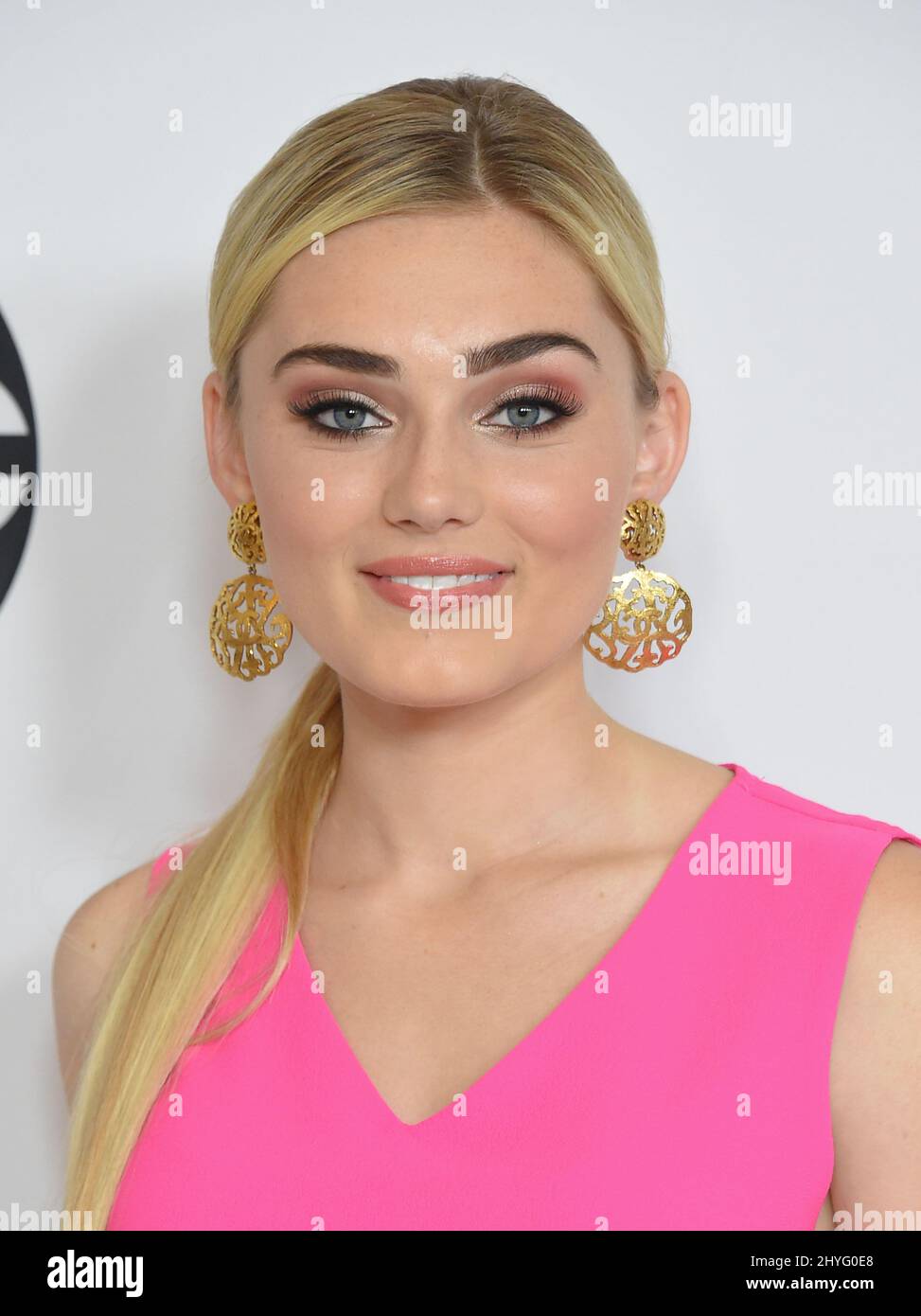 Meg Donnelly at ABC's TCA Summer Press Tour white carpet event held at
