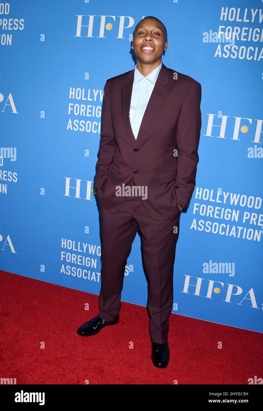 Lena Waithe attending the Hollywood Foreign Press Association's Annual Grants Banquet Stock Photo