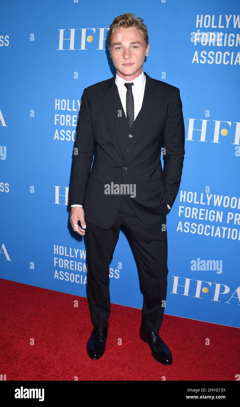 Ben Hardy attending the Hollywood Foreign Press Association's Annual Grants Banquet Stock Photo