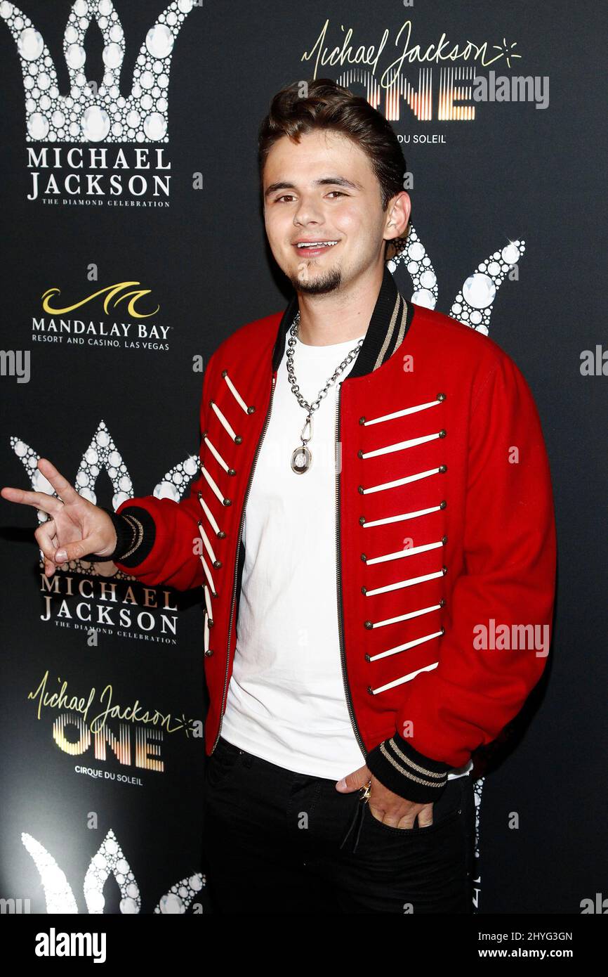 Prince Jackson at Michael Jackson's 60th Birthday Diamond Anniversary Celebration held at Mandalay Bay Resort & Casino on August 29, 2018 in Las Vegas Stock Photo