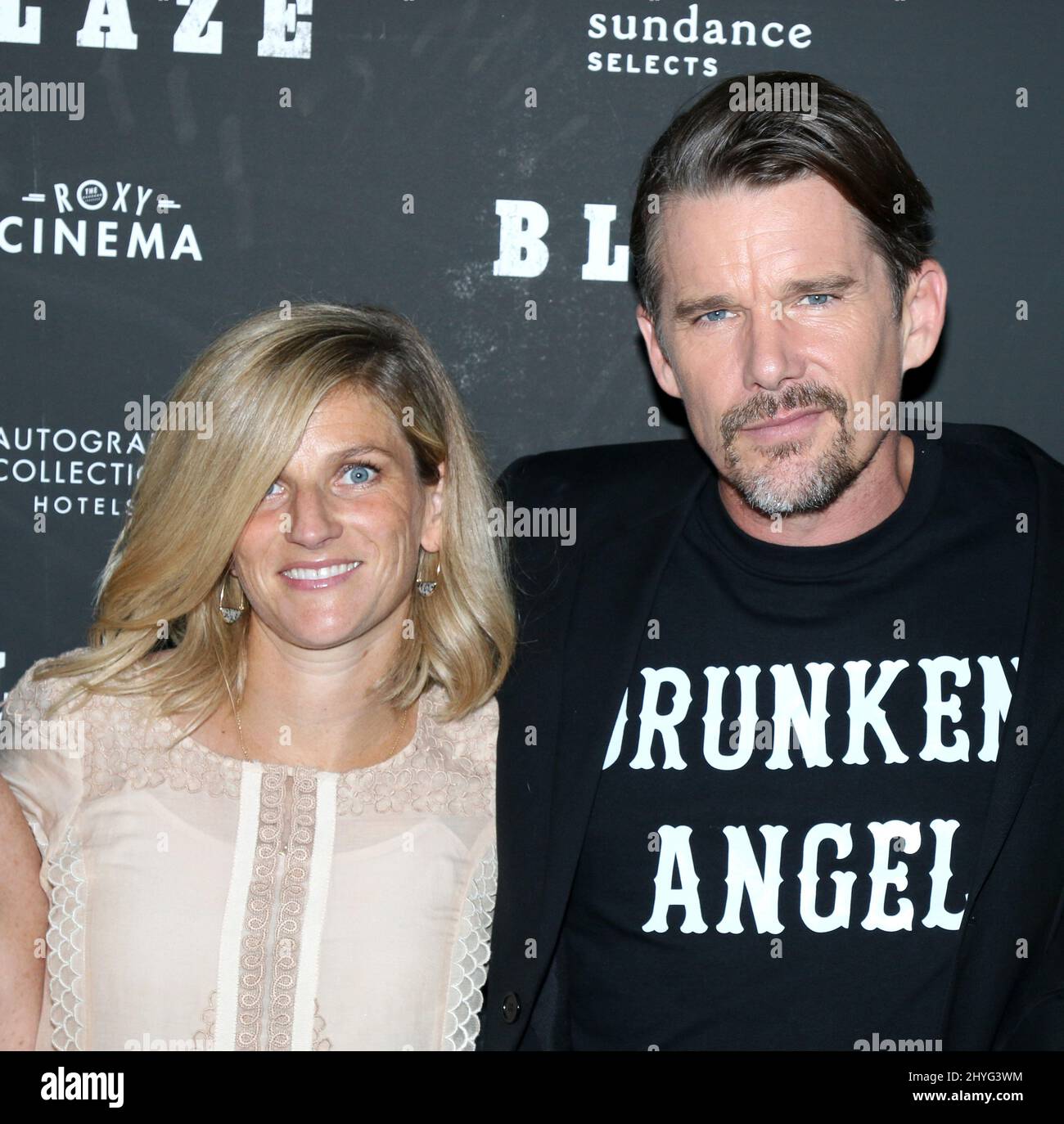 Ethan hawke and wife ryan hawke hires stock photography and images Alamy