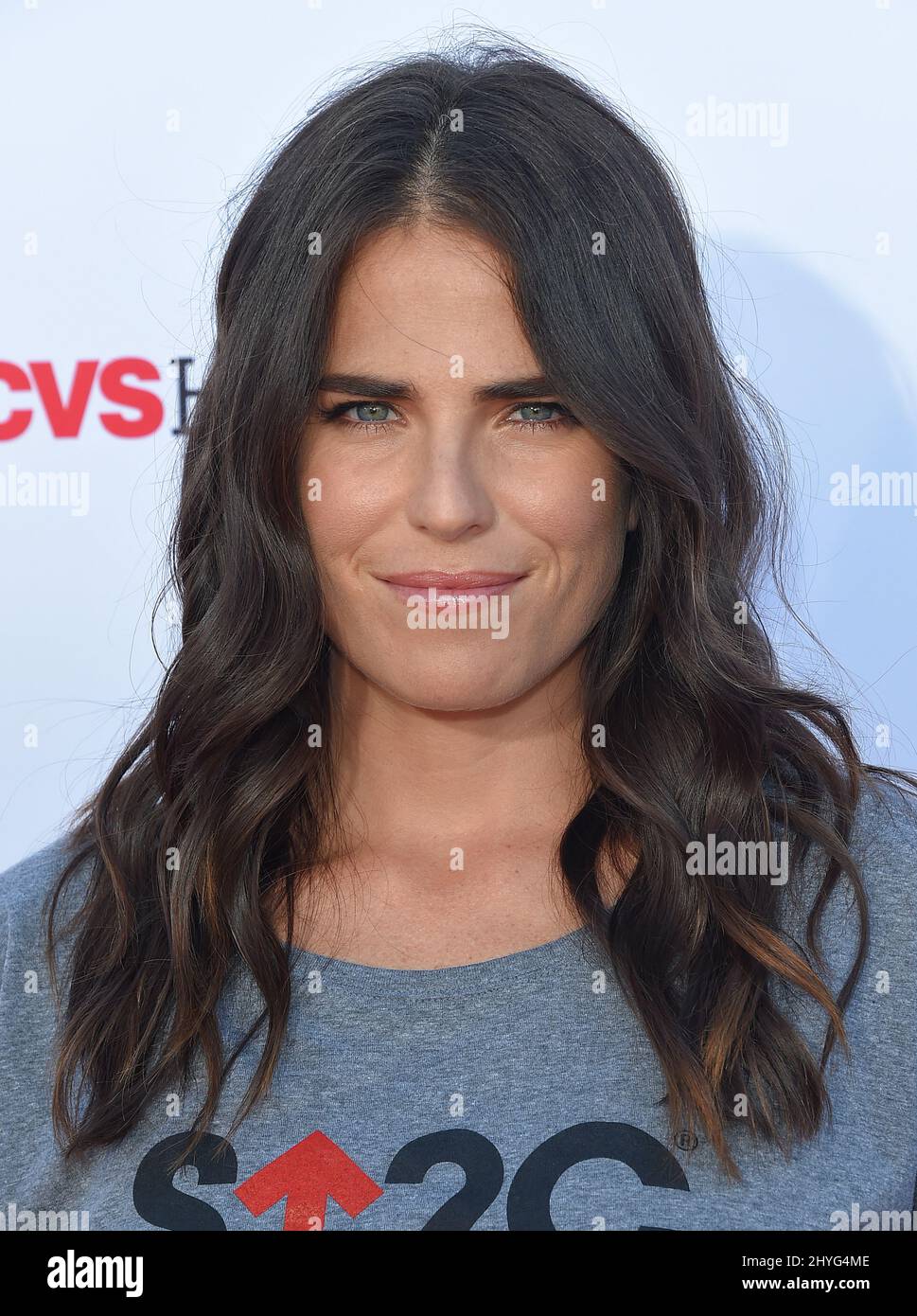Karla Souza at the 2018 Stand Up To Cancer (SU2C) telecast held at Barker Hangar at the Santa Monica Airport on September 7, 2018 Stock Photo