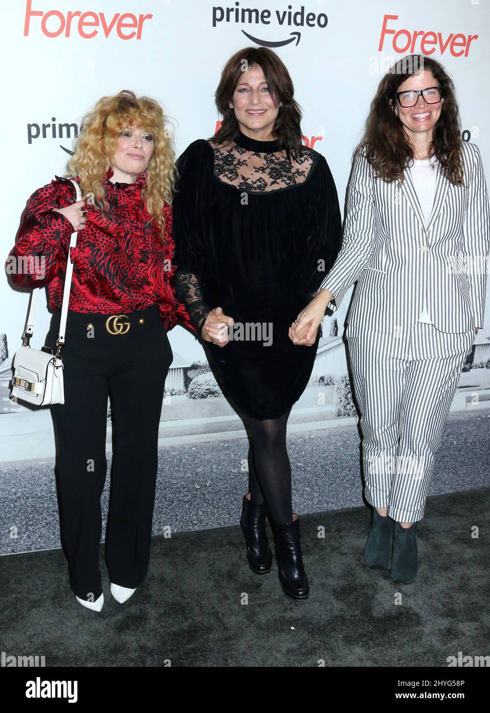 Natasha Lyonne, Catherine Keener & Jamie Babbit attending the Amazons 'Forever' Premiere Held at The Whitby Theater on September 10, 2018. Stock Photo
