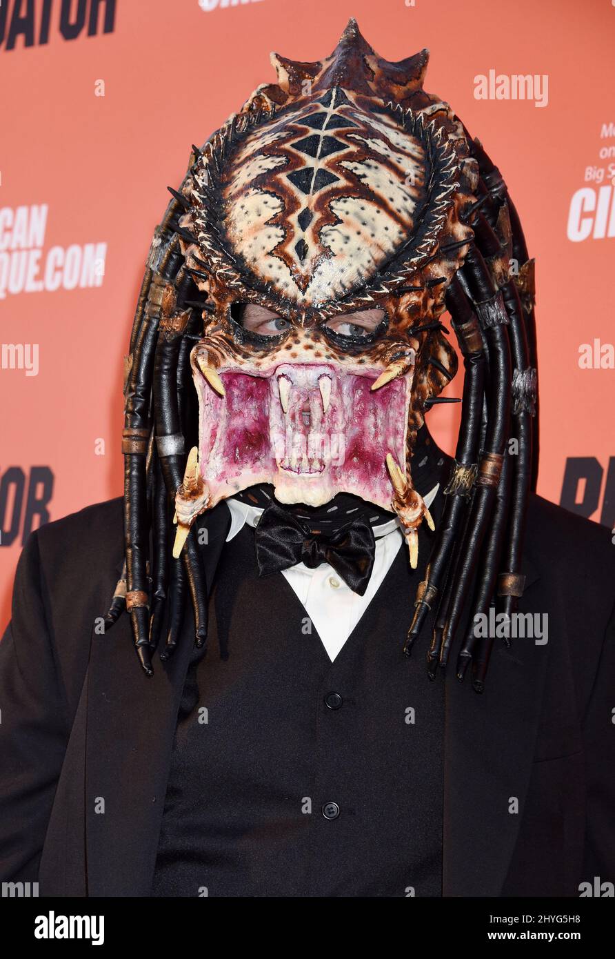 The Predator at 'The Predator' Special Screening Event held at the Egyptian Theatre on September 12, 2018 in Hollywood, CA. Stock Photo