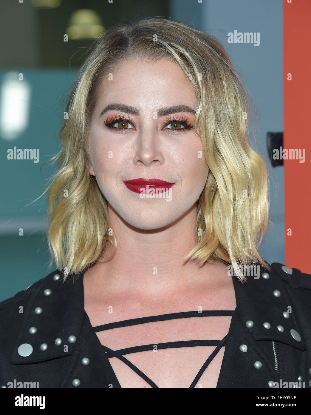 Kelsey Darragh arrives to the 'Assassination Nation' Los Angeles