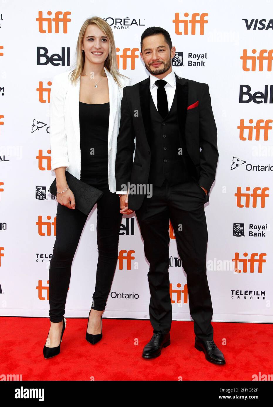 Jake Graf and Hannah Winterbourne at the premiere of 'Colette' during the 2018 Toronto International Film Festival held at the Princess of Wales Theatre on September 6, 2018 in Toronto, Canada Stock Photo