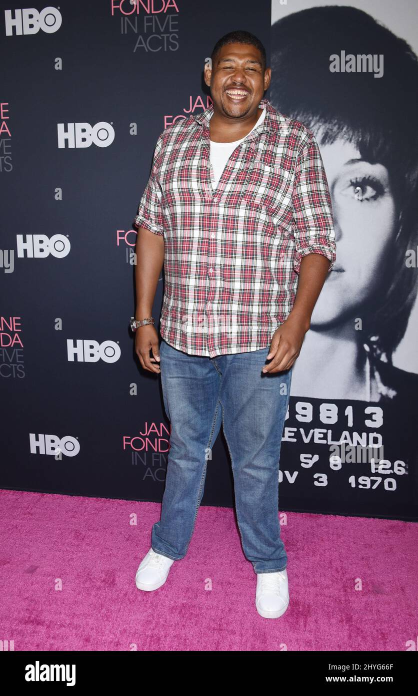 Omar Benson Miller at the HBO Presents 'Jane Fonda In Five Acts' Los Angeles Premiere held at the Hammer Museum Billy Wilder Theater on September 13, 2018 in Westwood, CA. Stock Photo