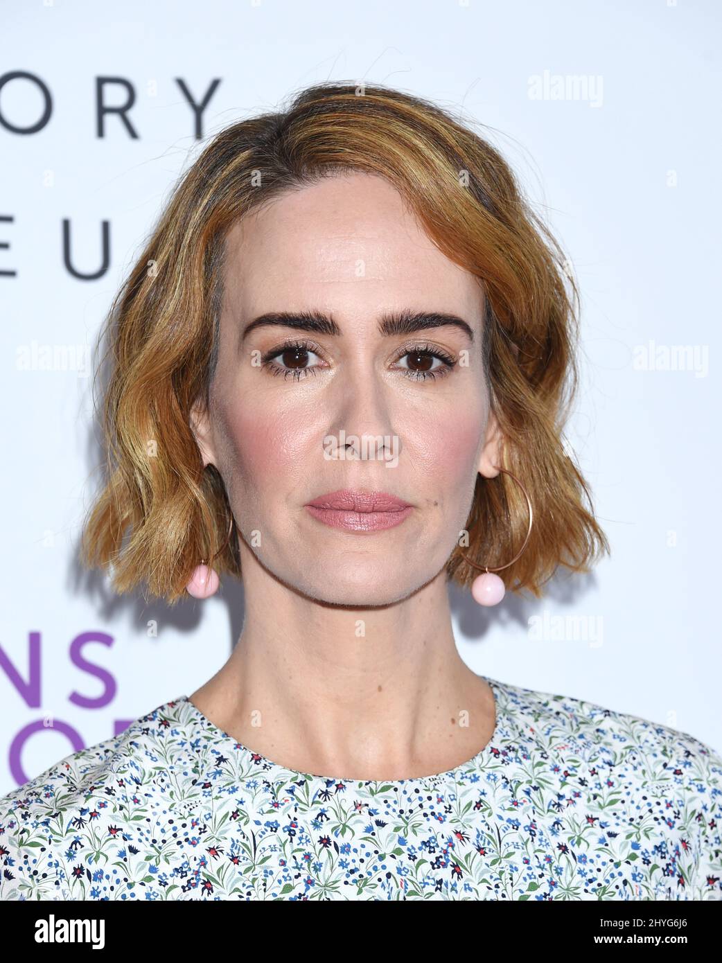 Sarah Paulson Climbs Museum