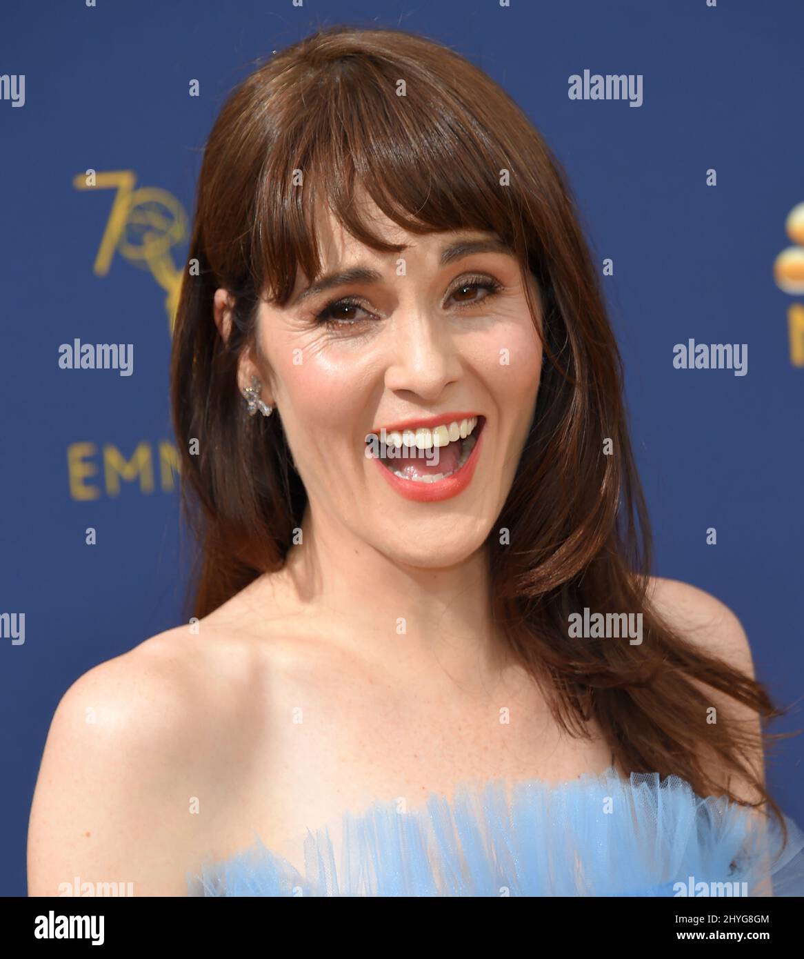 Michelle Dockery at the 70th Primetime Emmy Awards held at Microsoft