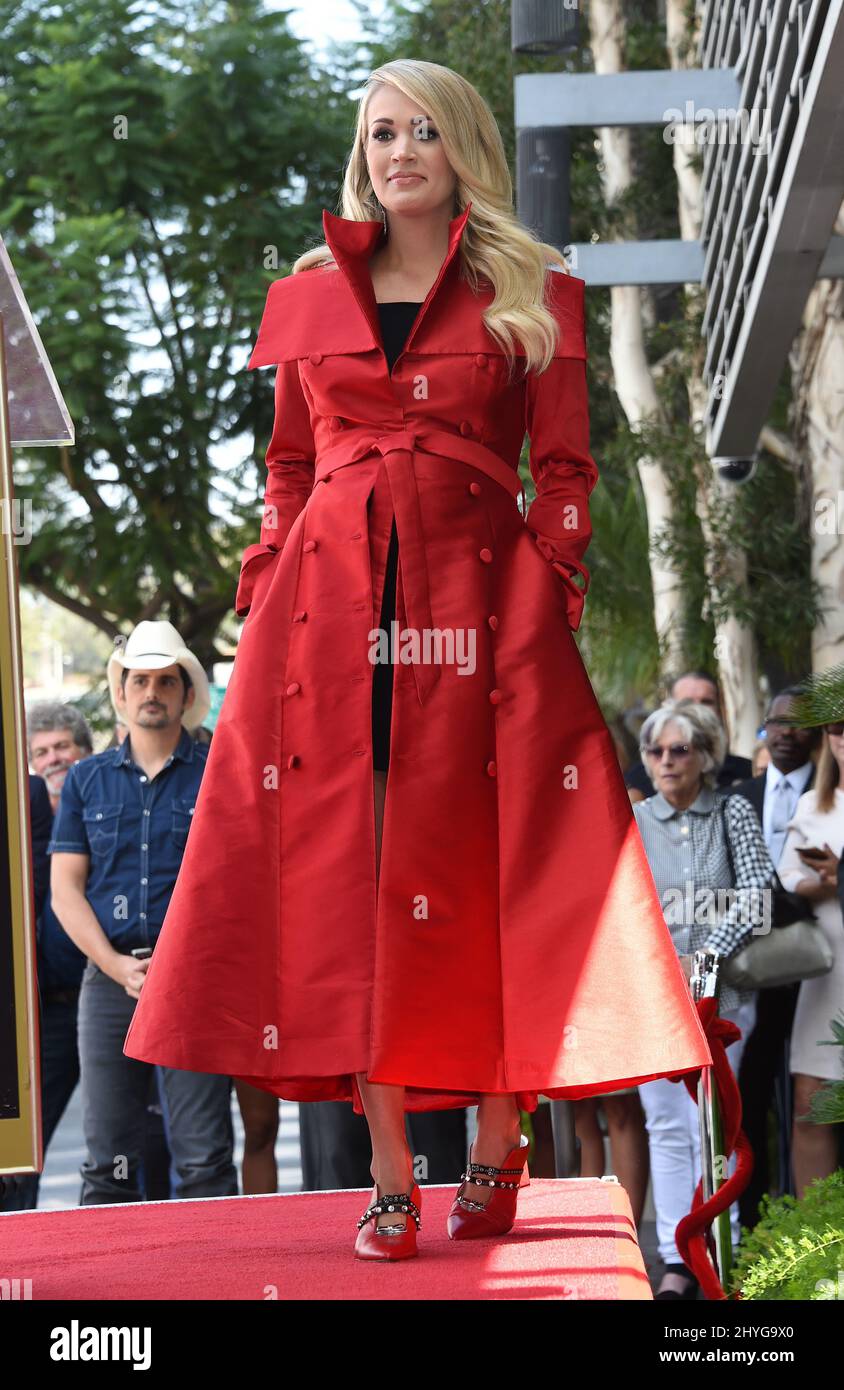 Carrie Underwood attending Carrie Underwood's Hollywood Walk of Fame