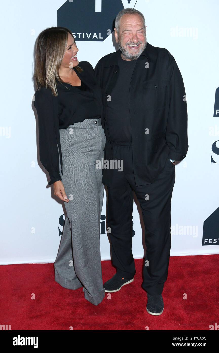 Mariska Hargitay & Dick Wolf attending the Tribeca TV Festival 20th