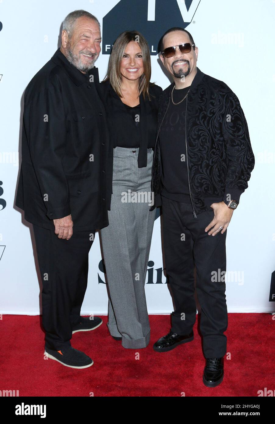 Dick Wolf, Mariska Hargitay and Ice T attending the Tribeca TV Festival