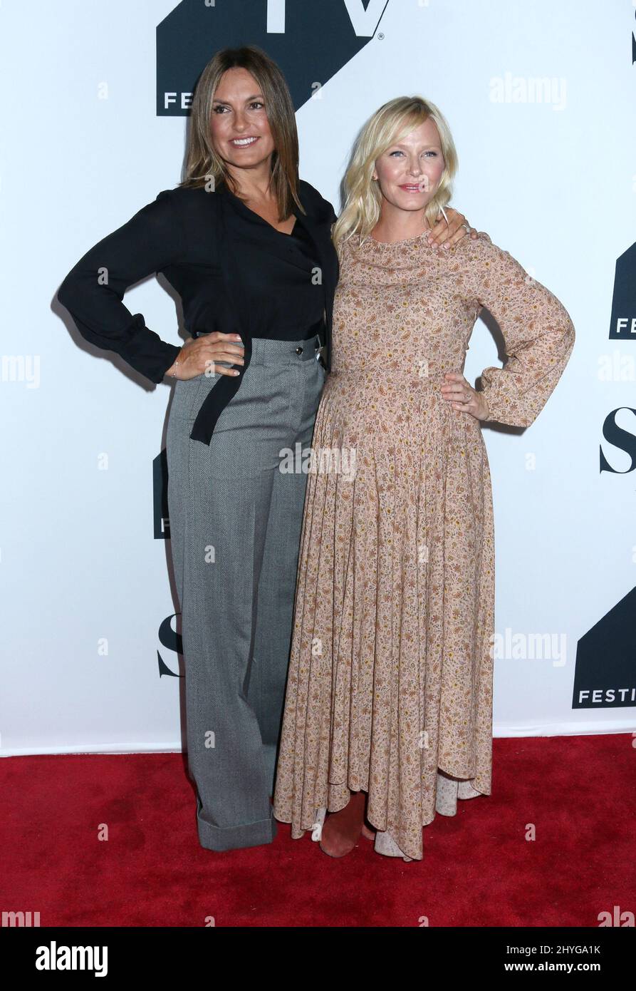 Mariska Hargitay and Kelli Giddish attending the Tribeca TV Festival