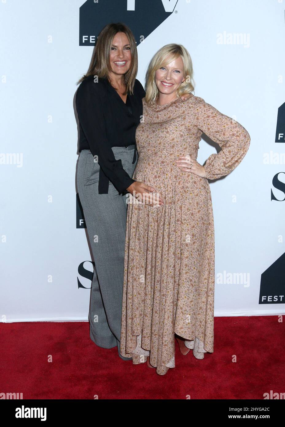 Mariska Hargitay and Kelli Giddish attending the Tribeca TV Festival