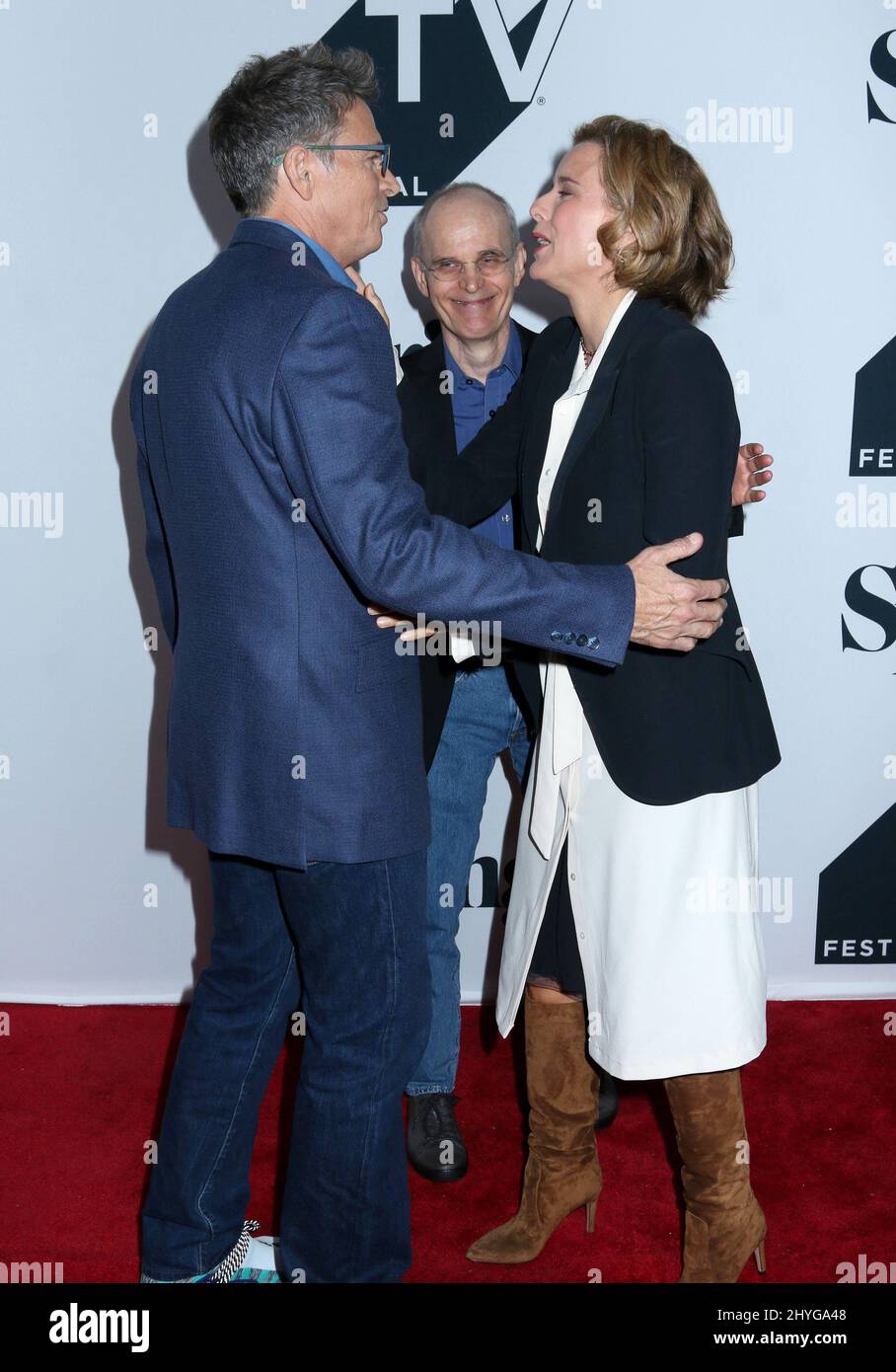 Tim Daly & Tea Leoni attending the Tribeca TV Festival 20th Anniversary