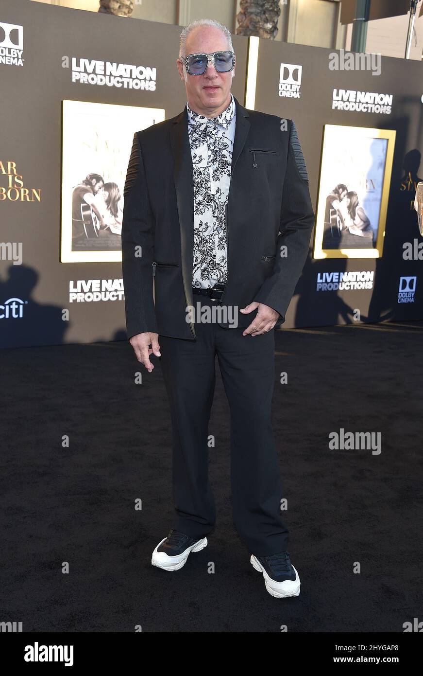Andrew Dice Clay attending the premiere of A Star Is Born, in Los