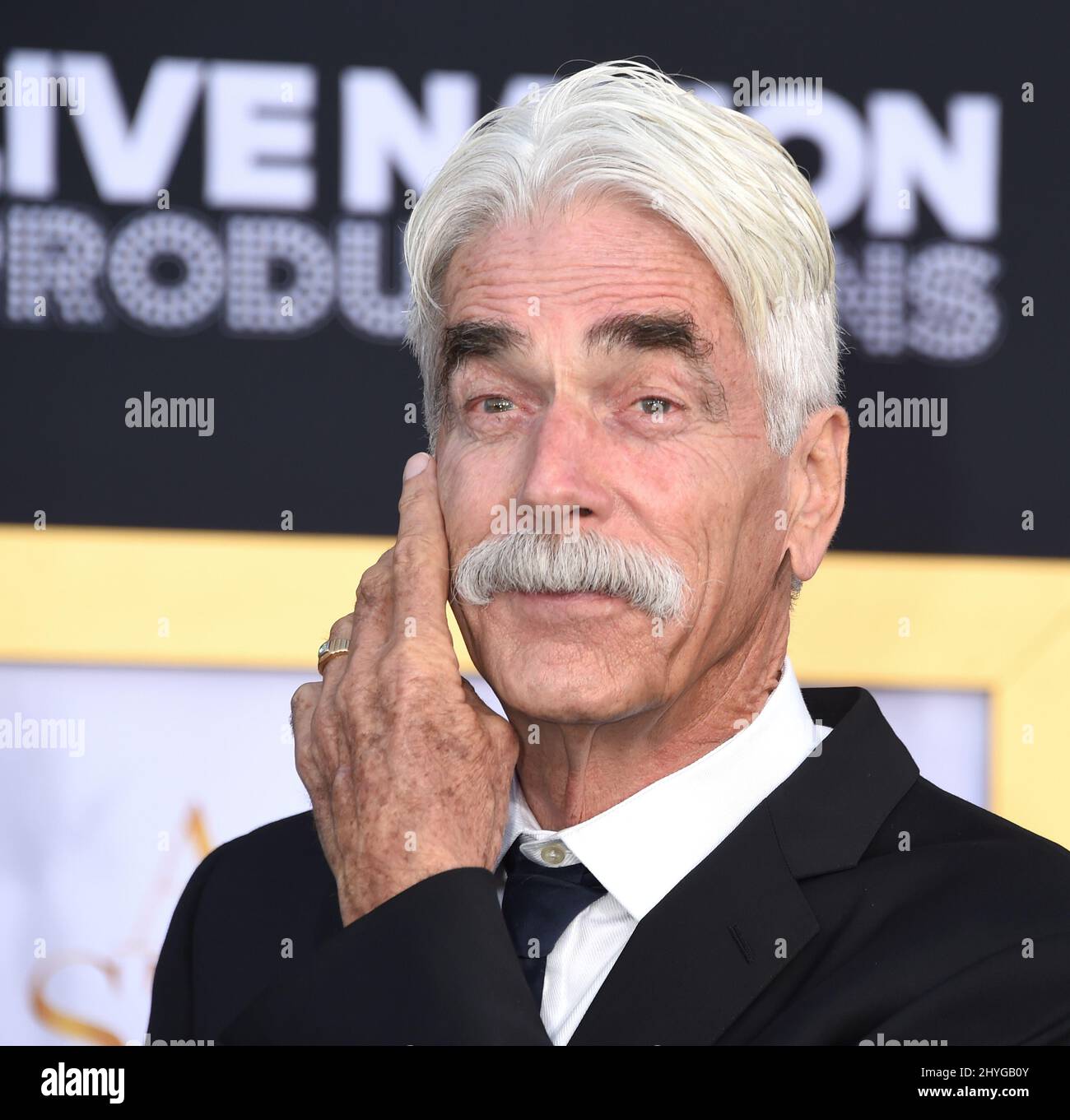Sam Elliott attending the premiere of A Star Is Born, in Los Angeles