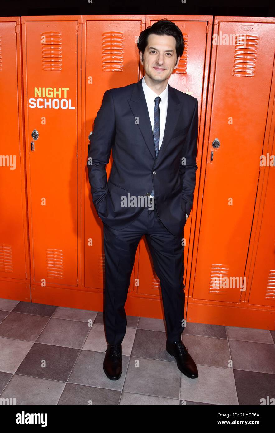 Ben Schwartz attending the premiere of Night School in Los Angeles, California Stock Photo Alamy