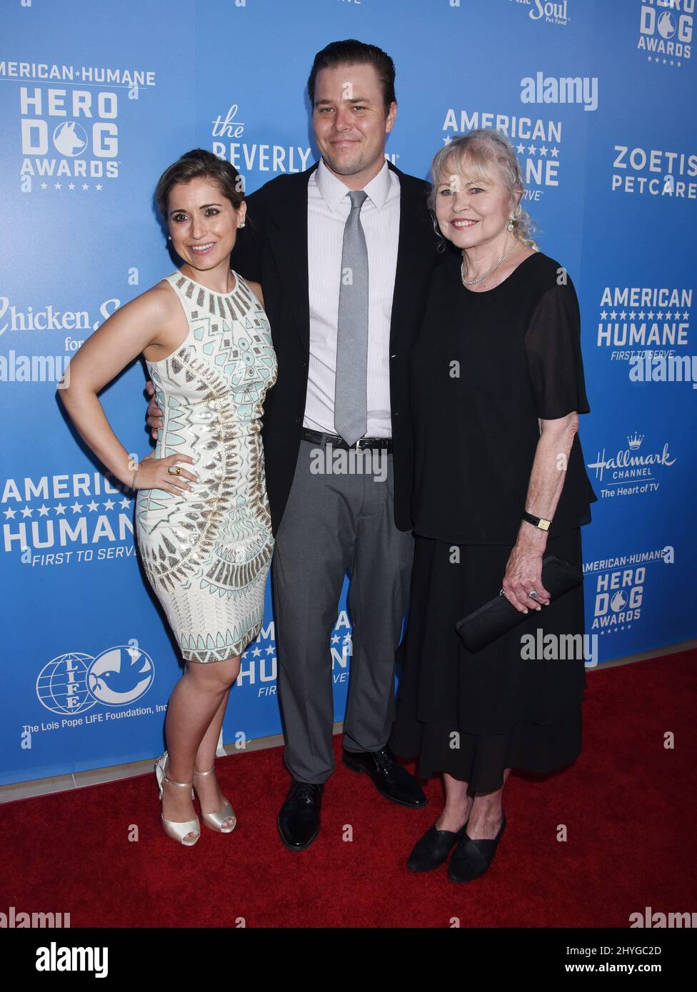 Michelle Phillips, Austin Hines and Lois HInes at the 2018 American
