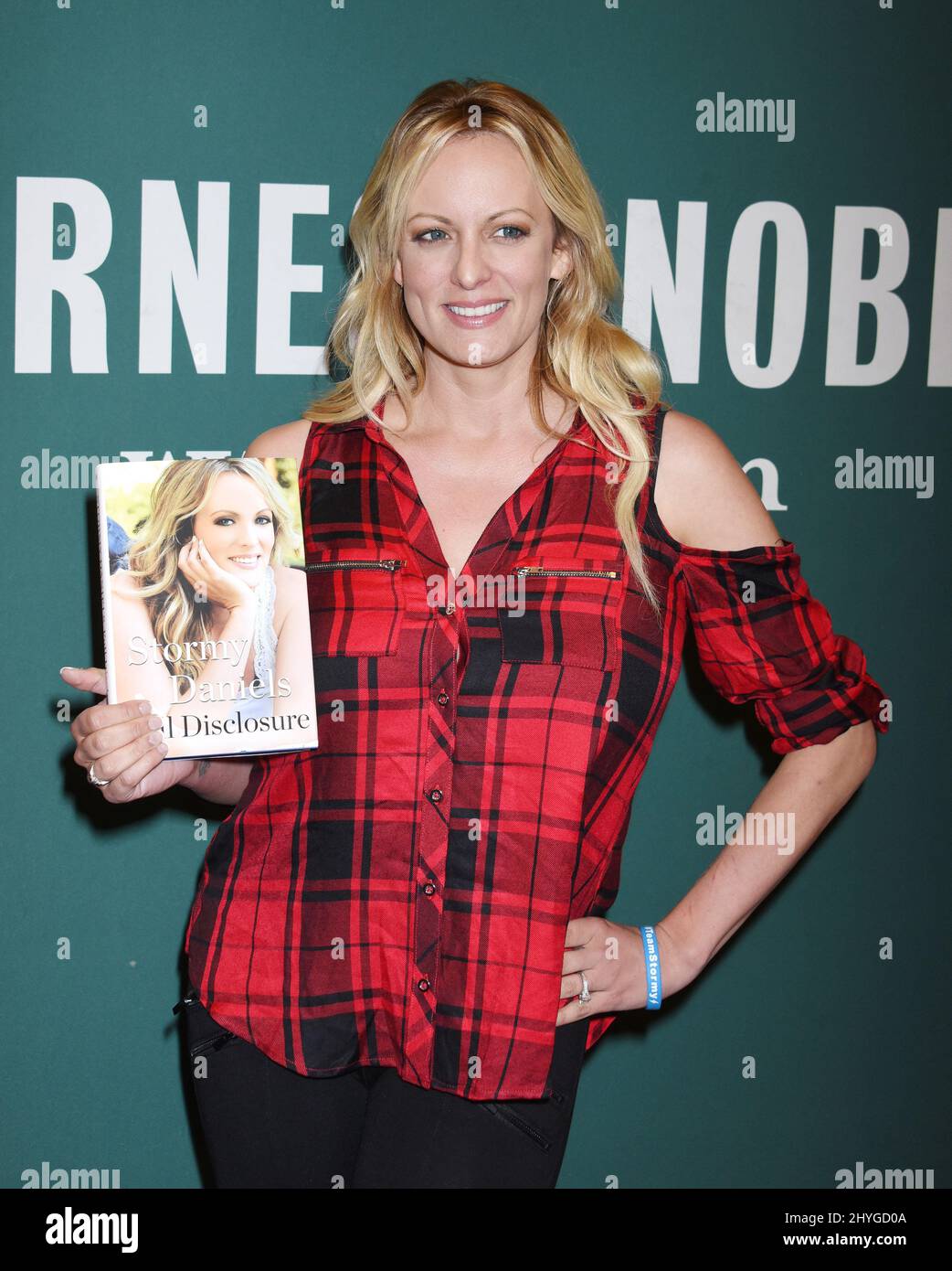 Stormy Daniels at the Stormy Daniels 'Full Disclosure' Book Event held at Barnes and Noble at The Grove on October 4, 2018 in Los Angeles, USA. Stock Photo
