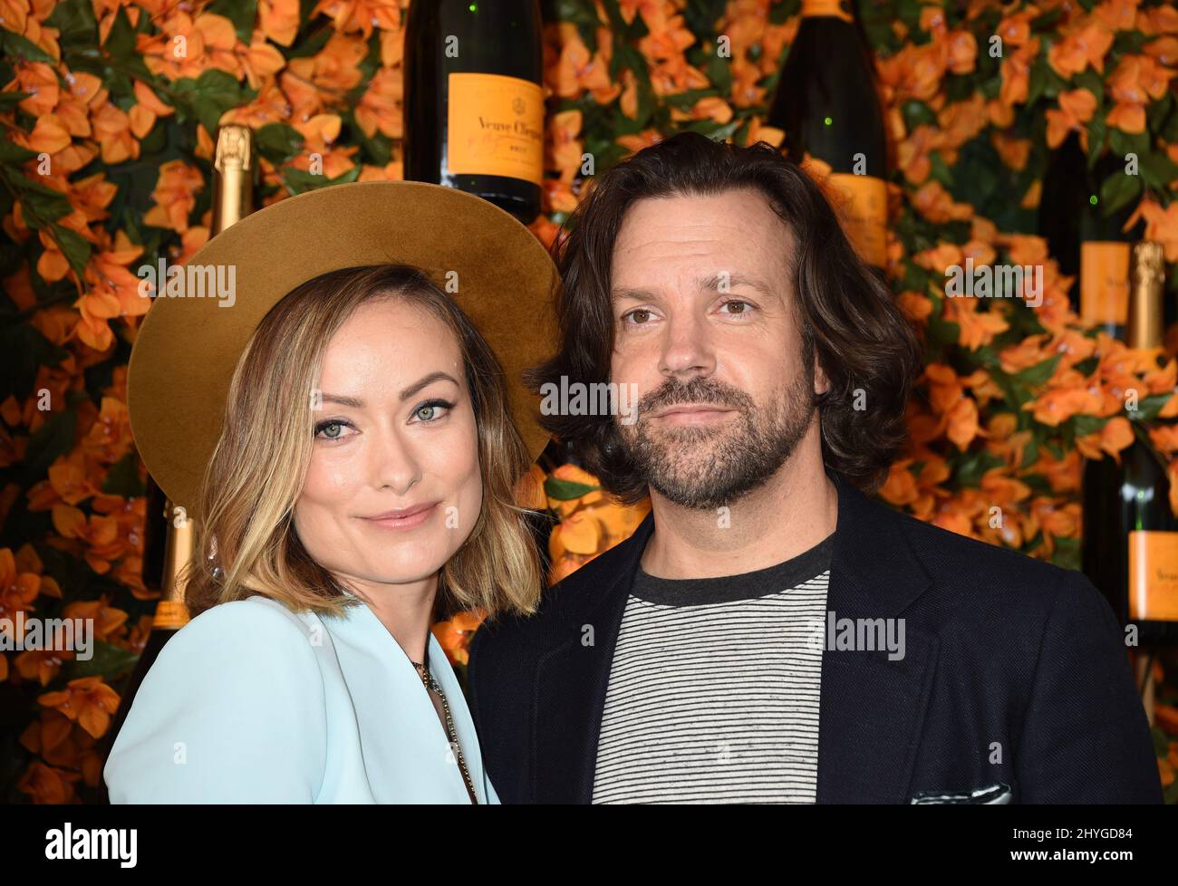 Olivia Wilde and Jason Sudeikis arrive at the 9th Annual Veuve Clicquot