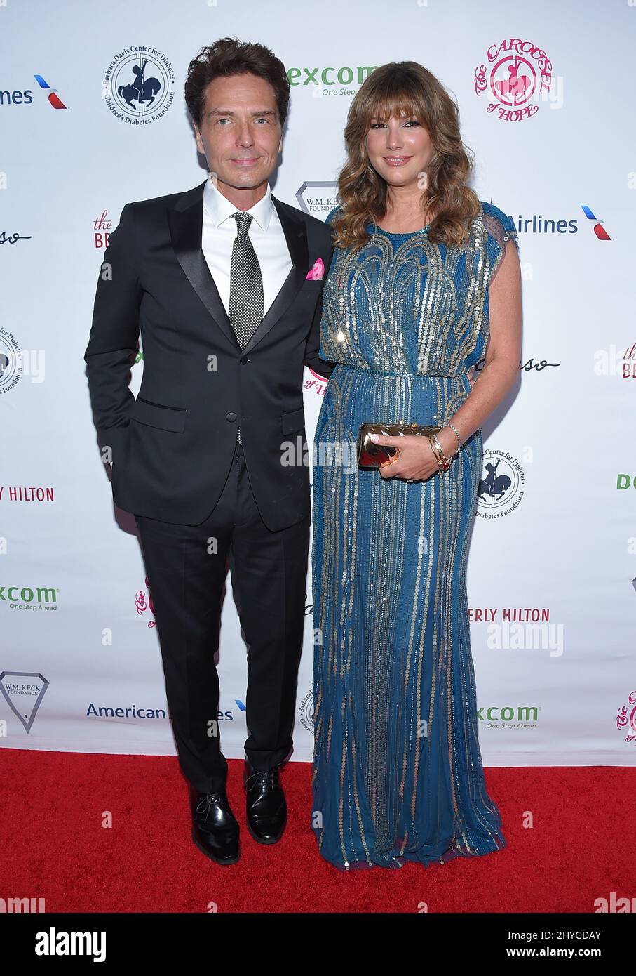 Richard Marx and Daisy Fuentes arriving to the 2018 Carousel of Hope ...