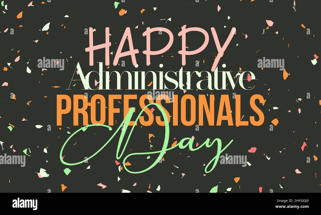 Administrative Professionals' Day. Appreciation template for banner