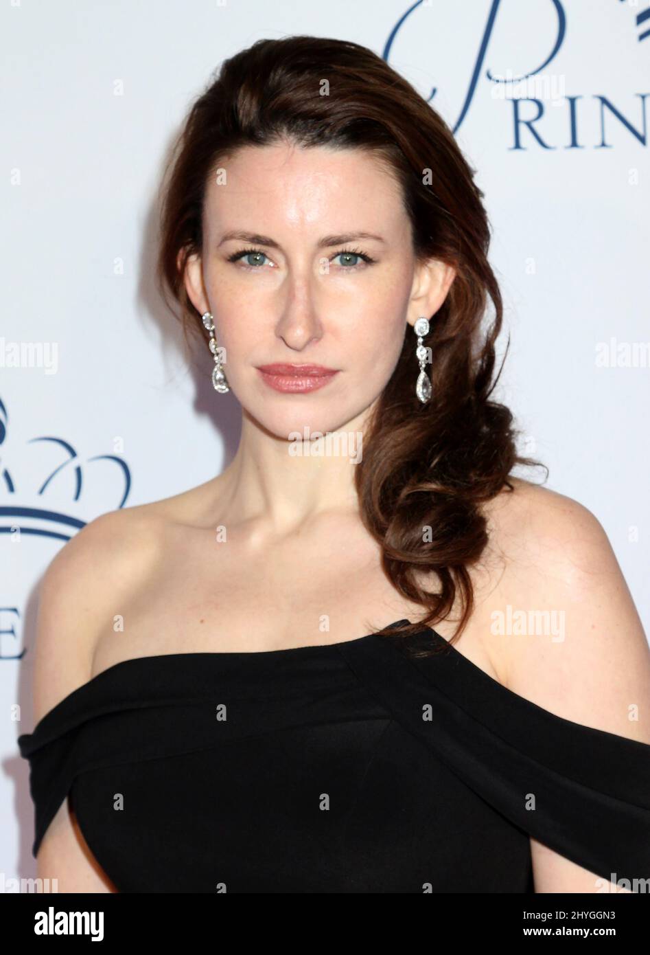 Emma Duncan attending the Princess Grace Awards in New York Stock Photo