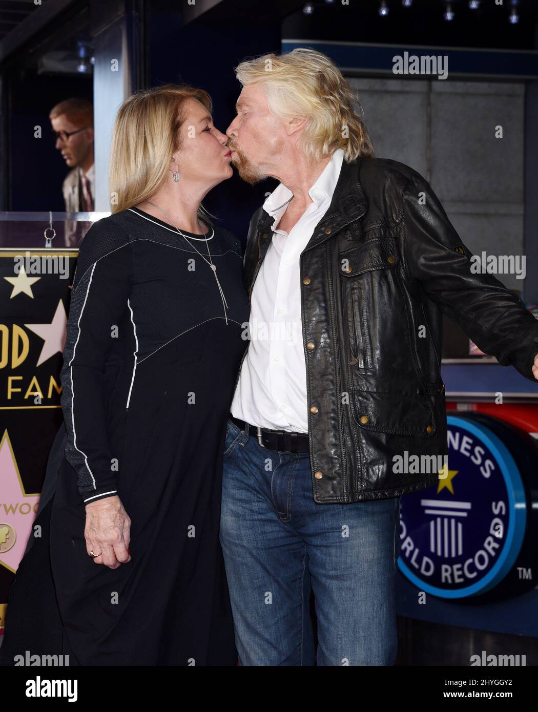 Sir Richard Branson and Joan TemplemanBranson attending the Sir