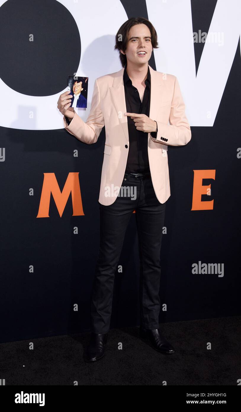 Miles Robbins attending the Halloween Premiere in Los Angeles Stock