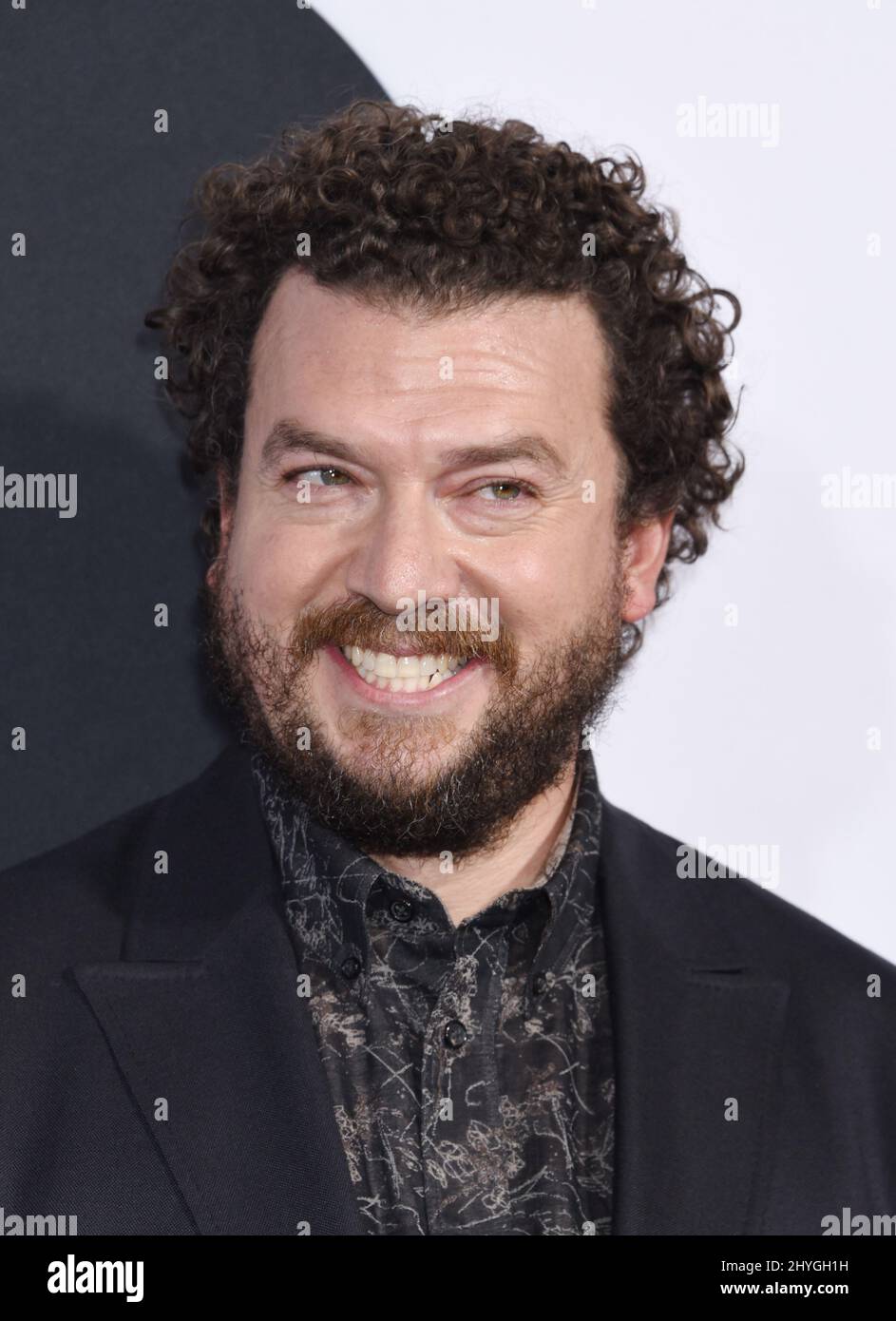 Danny McBride attending the Halloween Premiere in Los Angeles Stock
