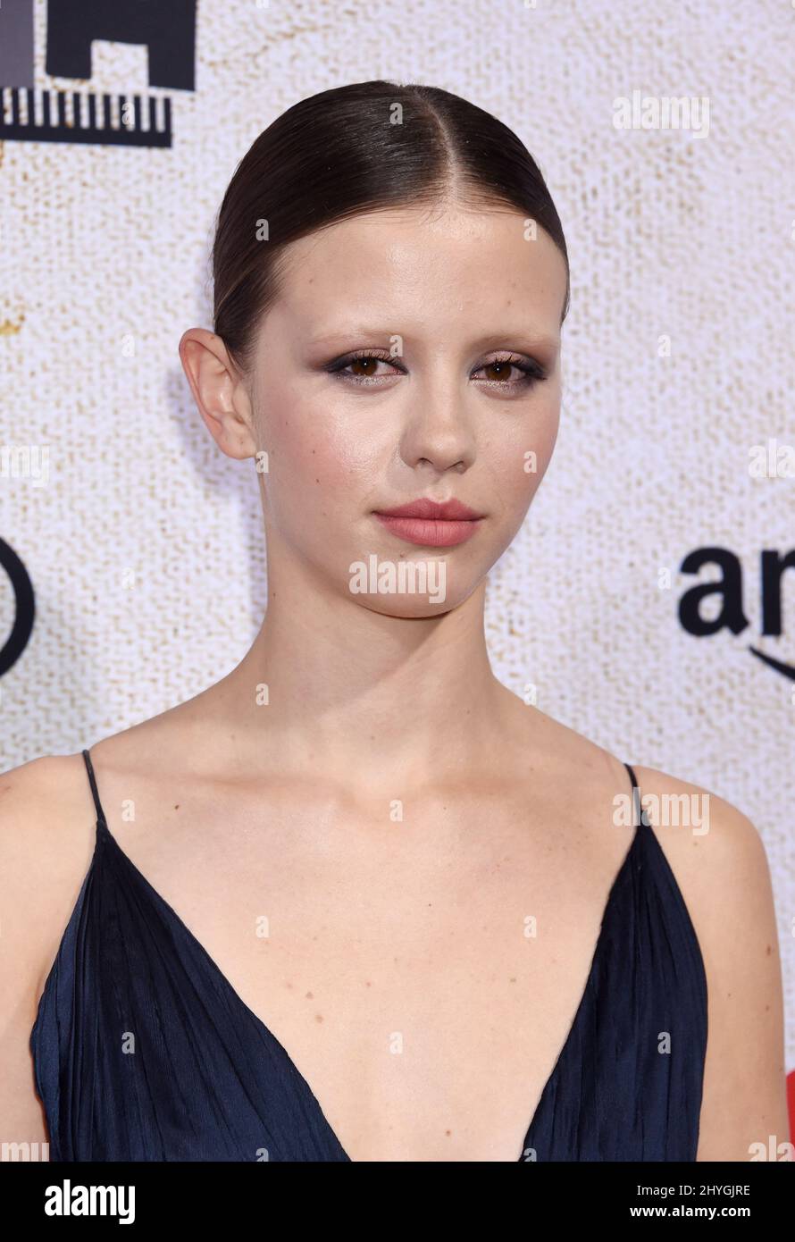 Mia Goth at the Amazon Studios 'Suspiria' Premiere held at the ArcLight