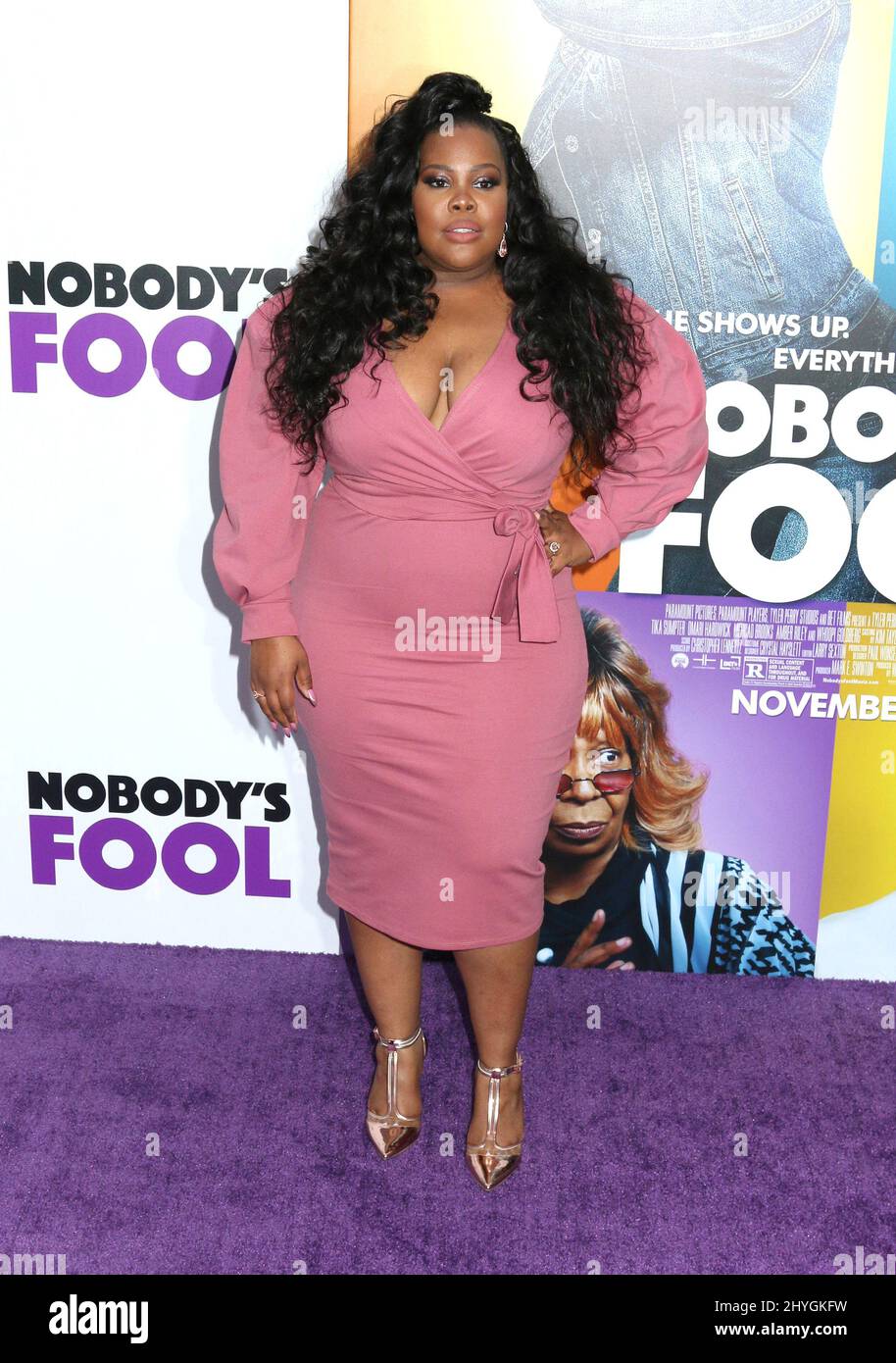 Amber Riley attending the 'Nobody's Fool' World Premiere held at AMC ...