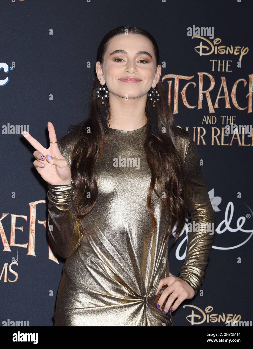 Sky Katz at the Disney 'The Nutcracker And The Four Realms' World
