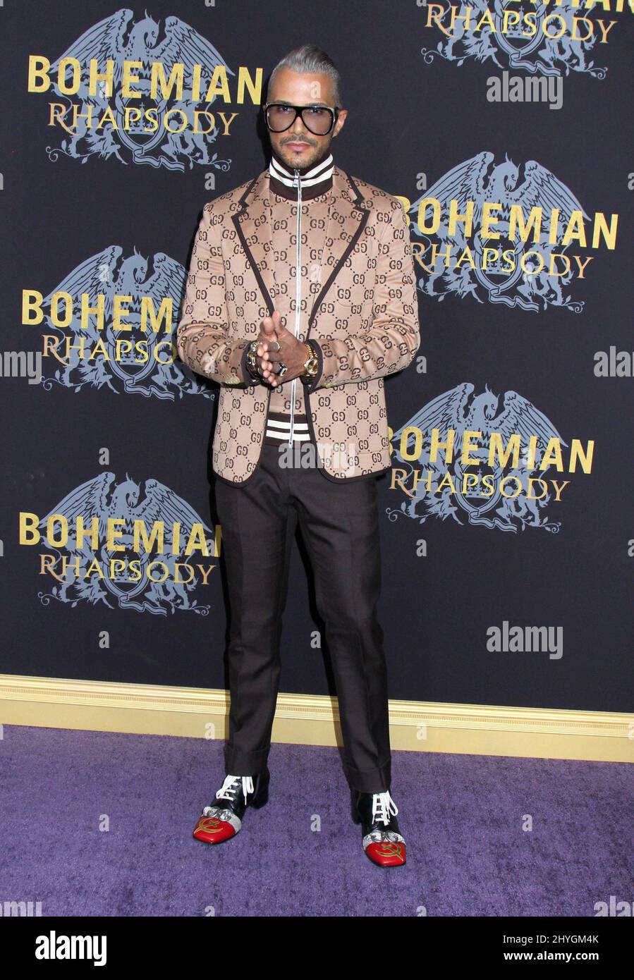 Jay Manuel attending the Bohemian Rhapsody New York Premiere at the The Paris Theatre, New York on October 30, 2018. Stock Photo